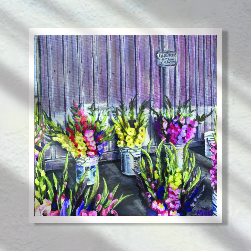 Gladiolus on Ontario St. Fine Art Print