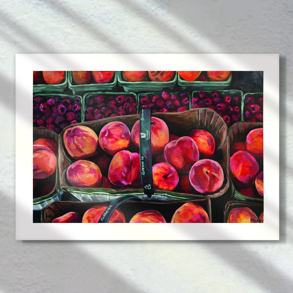 Peach Season Fine Art Print